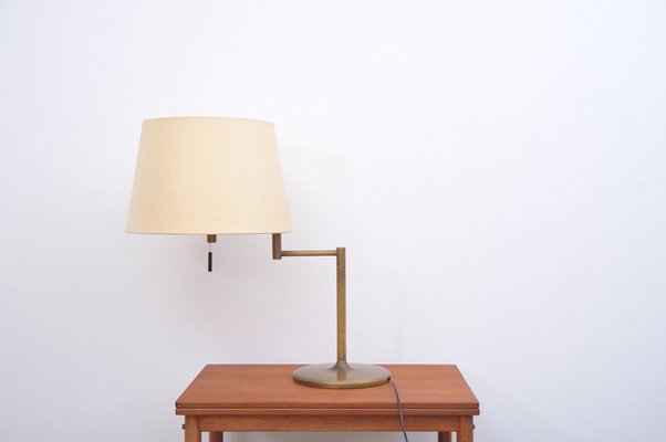 Brass Table Lamp with Swivel Arm, Germany-ZE-982350