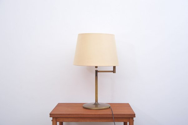 Brass Table Lamp with Swivel Arm, Germany-ZE-982350