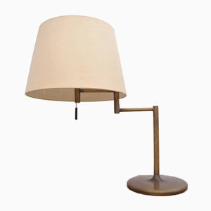 Brass Table Lamp with Swivel Arm, Germany-ZE-982350