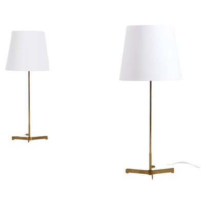 Brass Table Lamps by Hans-Agne Jakobsson, 1960s, Set of 2-QU-1717449