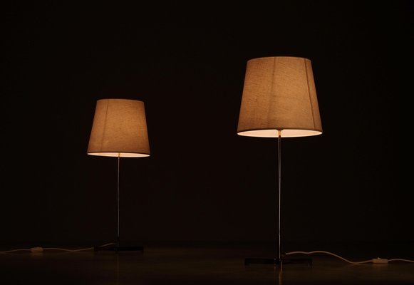 Brass Table Lamps by Hans-Agne Jakobsson, 1960s, Set of 2-QU-1717449