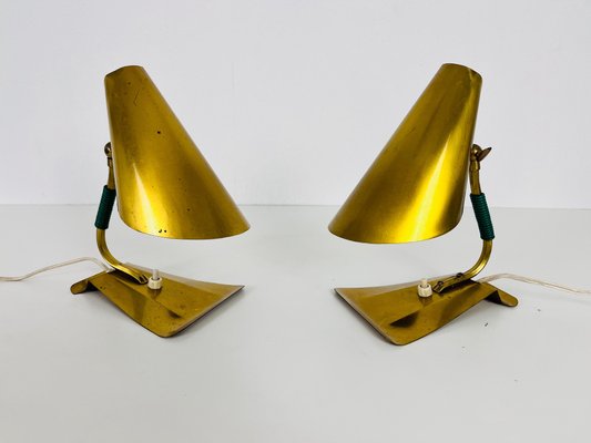 Brass Table Lamps from Stilnovo, 1960s, Set of 2-PUK-1416521