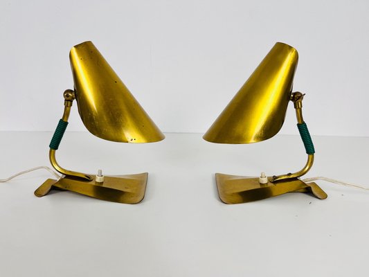 Brass Table Lamps from Stilnovo, 1960s, Set of 2-PUK-1416521