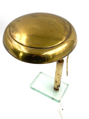 Brass Table or Desk Lamp by Pietro Chiesa for Fontana Arte, 1940s-TXN-1057981