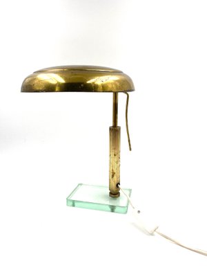 Brass Table or Desk Lamp by Pietro Chiesa for Fontana Arte, 1940s-TXN-1057981