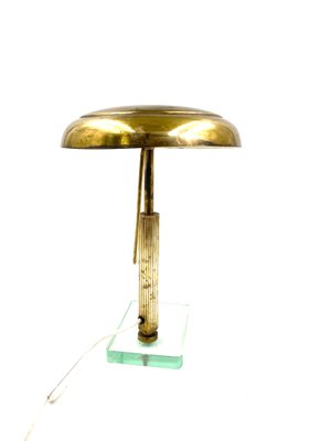 Brass Table or Desk Lamp by Pietro Chiesa for Fontana Arte, 1940s-TXN-1057981