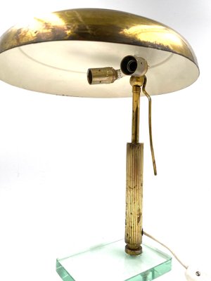 Brass Table or Desk Lamp by Pietro Chiesa for Fontana Arte, 1940s-TXN-1057981