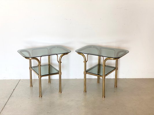 Brass Tables, 1980s, Set of 2-NPC-1065004