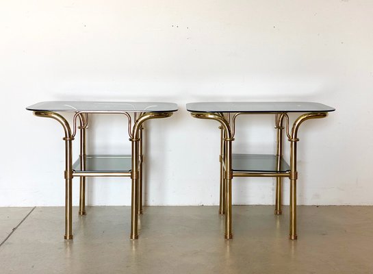 Brass Tables, 1980s, Set of 2-NPC-1065004