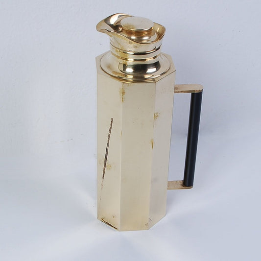 Brass Thermos Jug with Octagonal Base, 1960s