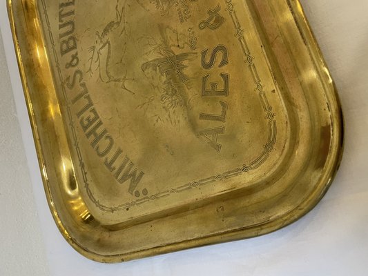 Brass Tray by Mitchells & Butlers Ales & Stouts, 1950s-RZY-1778606