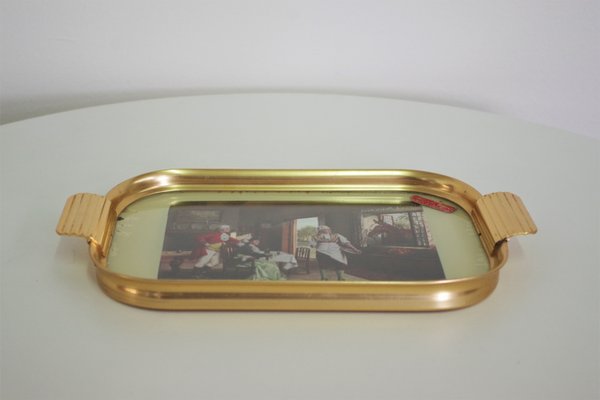 Brass Tray Original Print, England, 1950s-KNM-935976