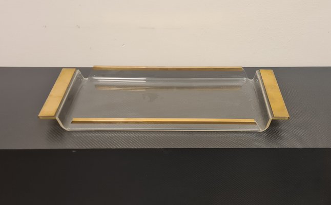 Brass Tray with Acrylic Glass-RPW-1791758