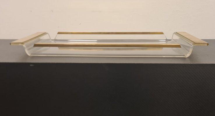 Brass Tray with Acrylic Glass-RPW-1791758