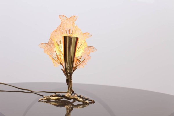 Brass Tree Table Lamp by Henri Fernandez, 1970s-VLZ-632123