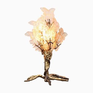 Brass Tree Table Lamp by Henri Fernandez, 1970s-VLZ-632123