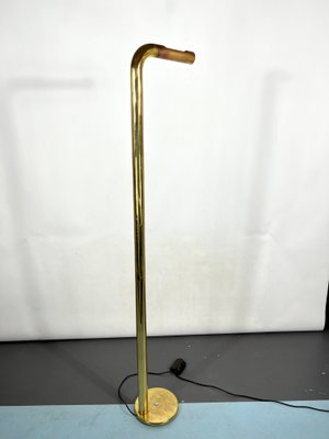 Brass Tube Floor Lamp, Italy, 1970s-OT-1298497