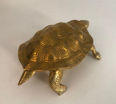 Brass Turtle Sculpture-BA-1365494