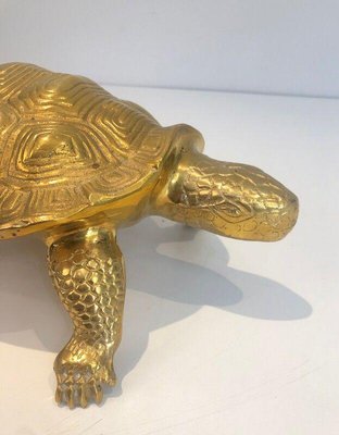 Brass Turtle Sculpture-BA-1365494