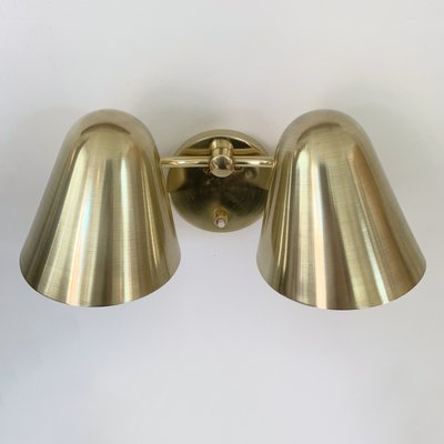 Brass Two Lights Sconce by Jacques Biny, 1950-EW-2028340