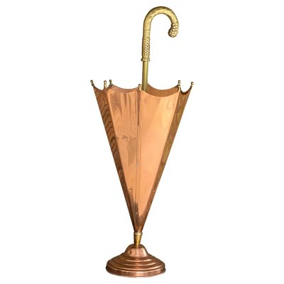 Brass Umbrella Shaped Stand, Italy, 1960-UR-903863