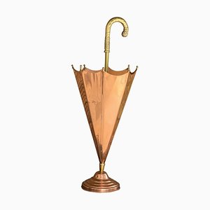 Brass Umbrella Shaped Stand, Italy, 1960-UR-903863