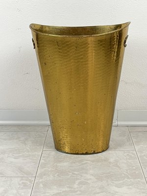 Brass Umbrella Stand, Italy, 1980s-YST-1718500