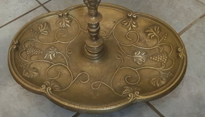 Brass Umbrella Stand with Snake Decor-QDP-750361