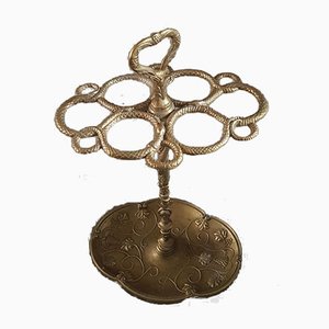 Brass Umbrella Stand with Snake Decor-QDP-750361