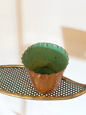 Brass Vase Holder Stand, 1950s-NPC-1285416