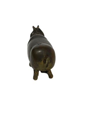 Brass Vesta Match Case in the Shape of a Pig-UCH-1224202