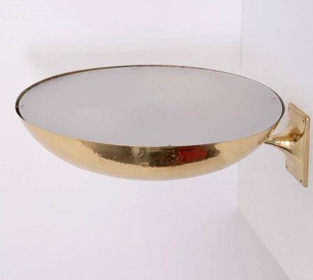 Brass Wall Lamp from a German Theatre, 1930s-SFD-631787