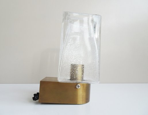 Brass Wall Lamp from Glashütte Limburg, Germany, 1970s-BLG-1766197