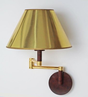 Brass Wall Lamp in style of Aldo Tura-ESB-1376796