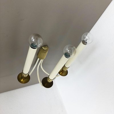 Brass Wall Lights from United Workshop Munich, Germany, 1950s, Set of 2-QZ-1052949