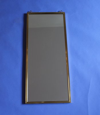 Brass Wall Mirror from Vereinigte Werkstätten München, 1950s-FGF-1017690