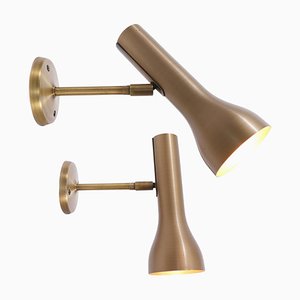 Brass Wall Spots by Lad Team for Swiss Lamps International, Germany, 1960s, Set of 2-DEK-1094272