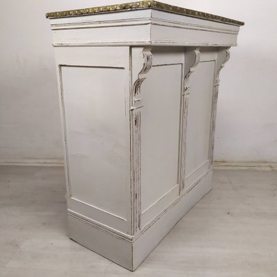 Brass White Patinated Counter, 1890s-EAD-1782038