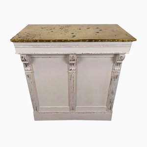 Brass White Patinated Counter, 1890s-EAD-1782038