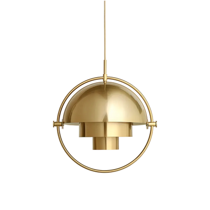 Multi-Lite Pendant Lamp by Gubi #Large/Shiny Brass/Brass