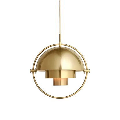 Multi-Lite Pendant Lamp by Gubi #Large/Shiny Brass/Brass