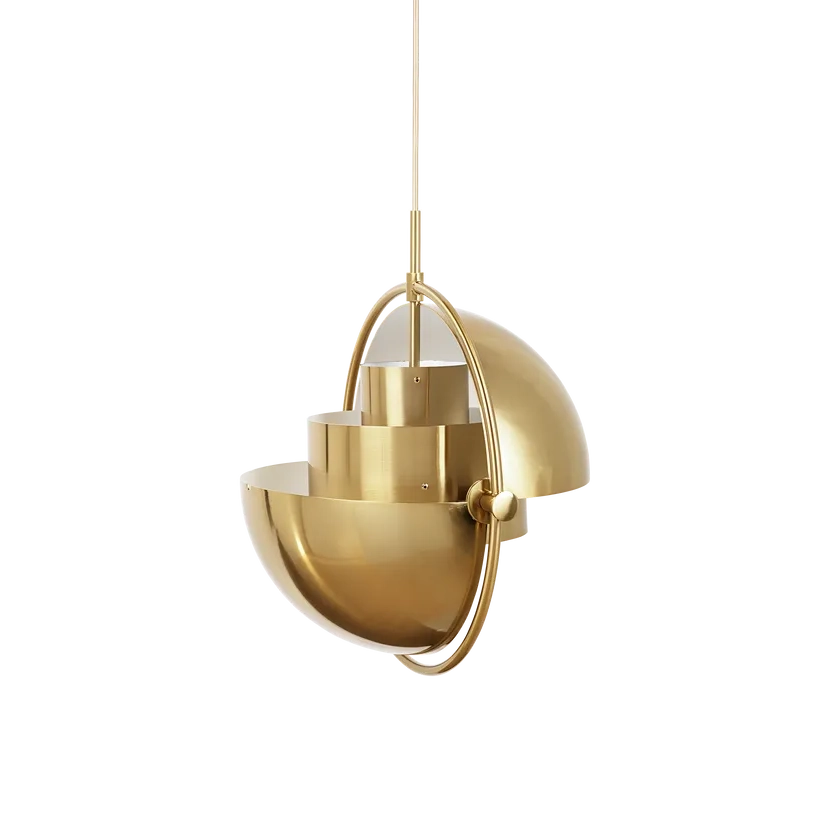 Multi-Lite Pendant Lamp by Gubi #Large/Shiny Brass/Brass