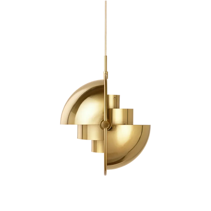 Multi-Lite Pendant Lamp by Gubi #Large/Shiny Brass/Brass