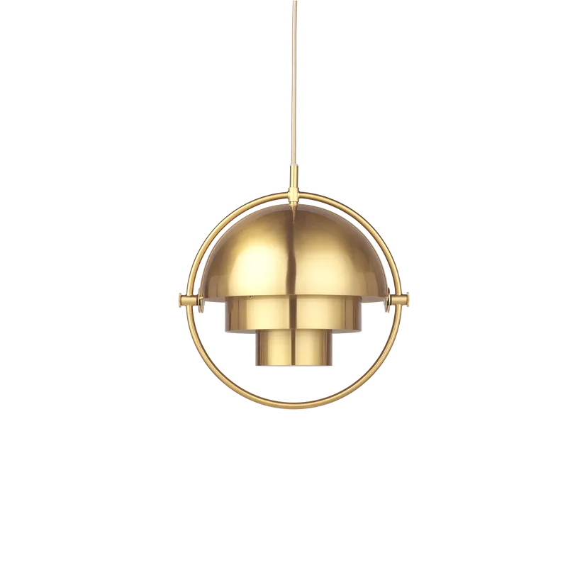 Multi-Lite Pendant Lamp by Gubi #Small/Shiny Brass/Brass