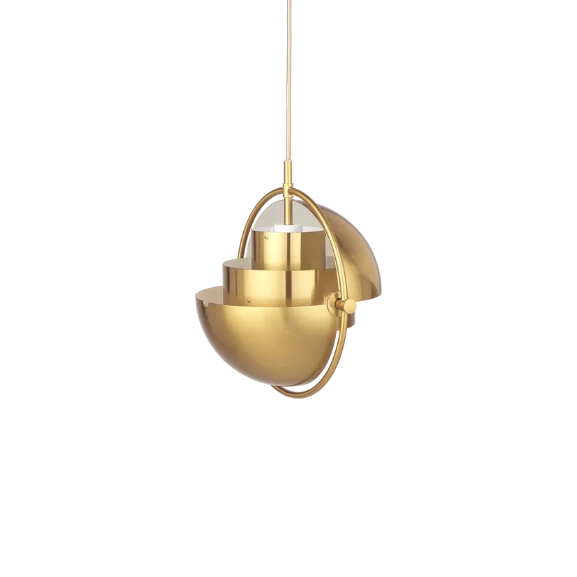 Multi-Lite Pendant Lamp by Gubi #Small/Shiny Brass/Brass