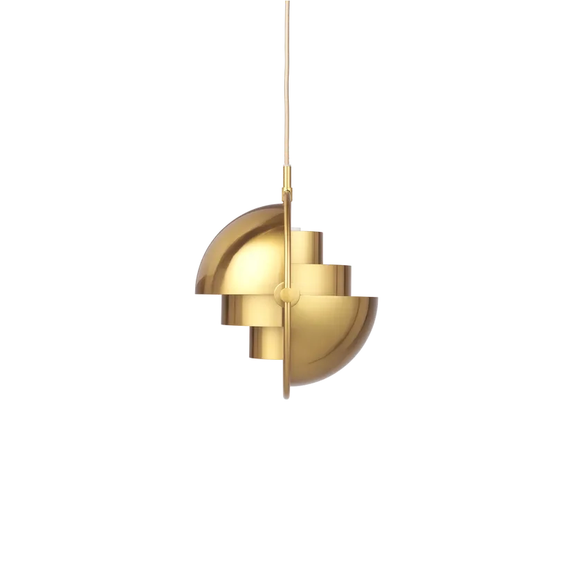 Multi-Lite Pendant Lamp by Gubi #Small/Shiny Brass/Brass