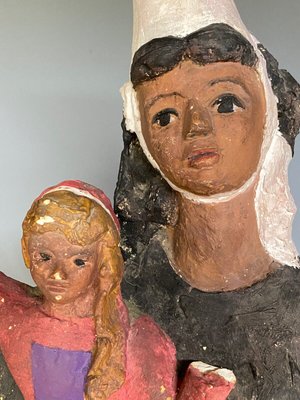 Breton Artist, Virgin & Child, 1900s, Plaster-QKG-1355249