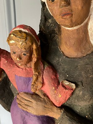 Breton Artist, Virgin & Child, 1900s, Plaster-QKG-1355249