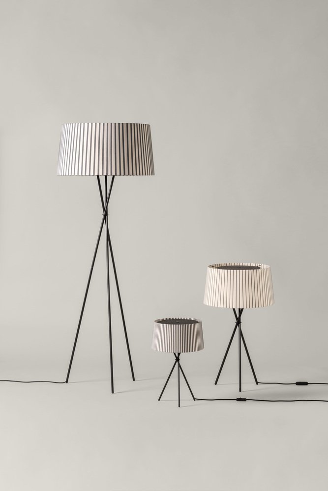 Bretona Tripod G5 Floor Lamp by Santa & Cole