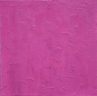 Bridg, Monochrome en rose, 2021, Acrylic on Canvas-QNR-1094261